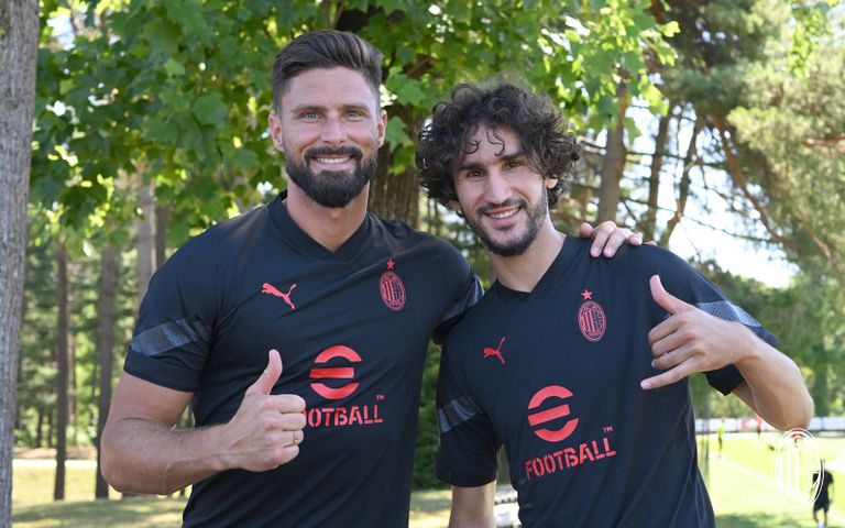 جيرو وعدلي أوليفييه جيرو مهاجم ميلان