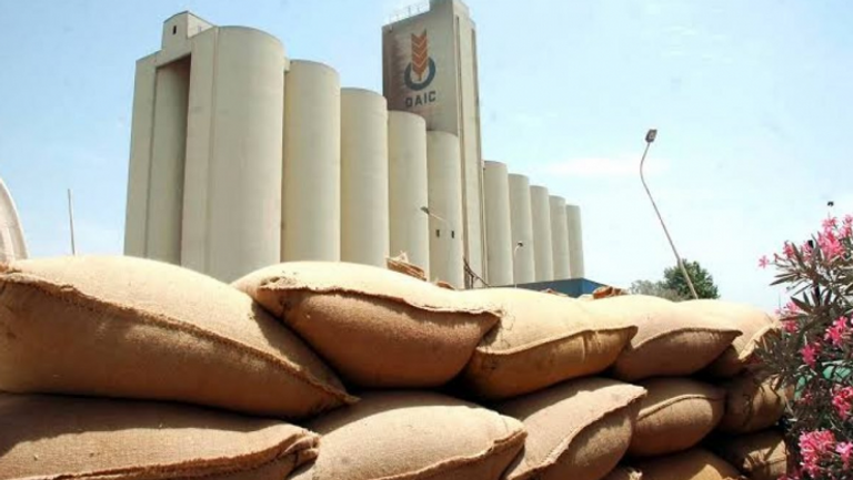 الديوان الجزائري للحبوب منتجات زراعية على شكل خارطة الجزائر