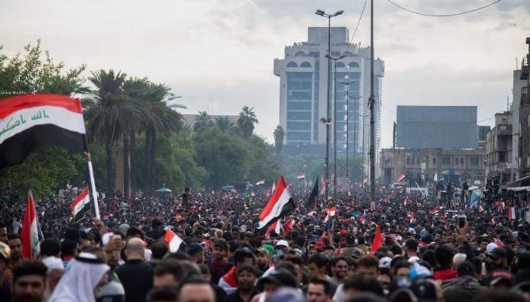 احتجاجات غاضبة عمت ارجاء العراق في صيف 2019