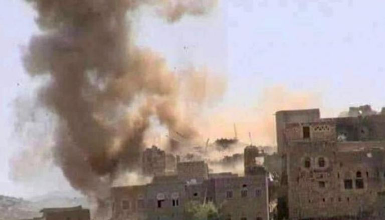 قصف عشوائي حوثي على بلدة خبزة اليمنية