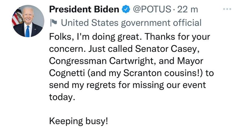 الرئيس الأمريكي جو بايدن - الفرنسية