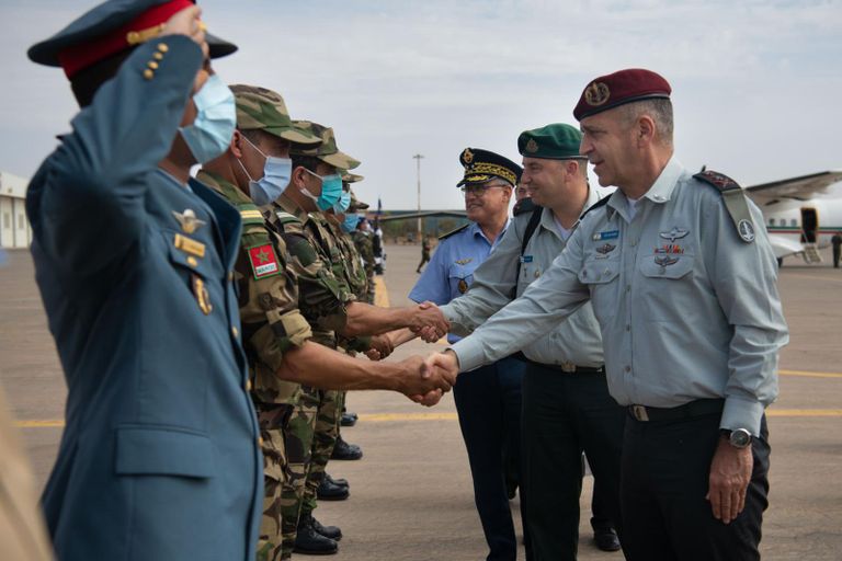 جانب من زيارة أفيف كوخافي للمغرب