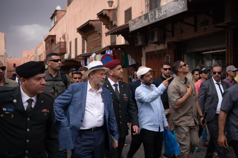 جانب من زيارة أفيف كوخافي للمغرب