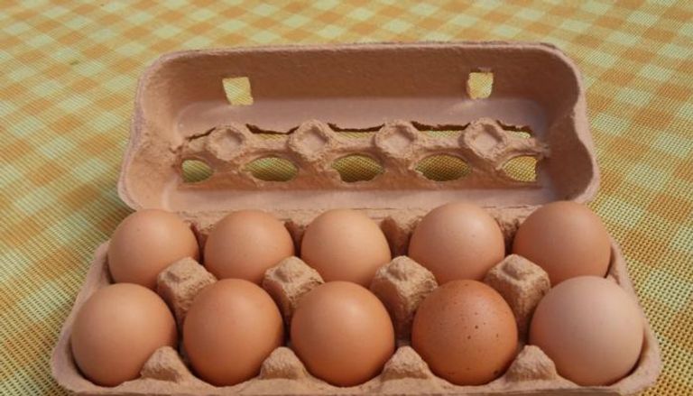 سعر البيض في المجمعات الاستهلاكية 