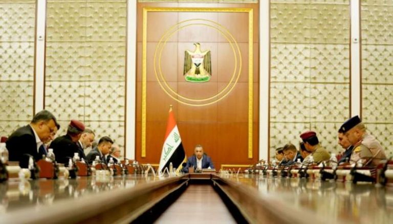 جانب من اجتماع المجلس الوزاري للأمن الوطني العراقي 