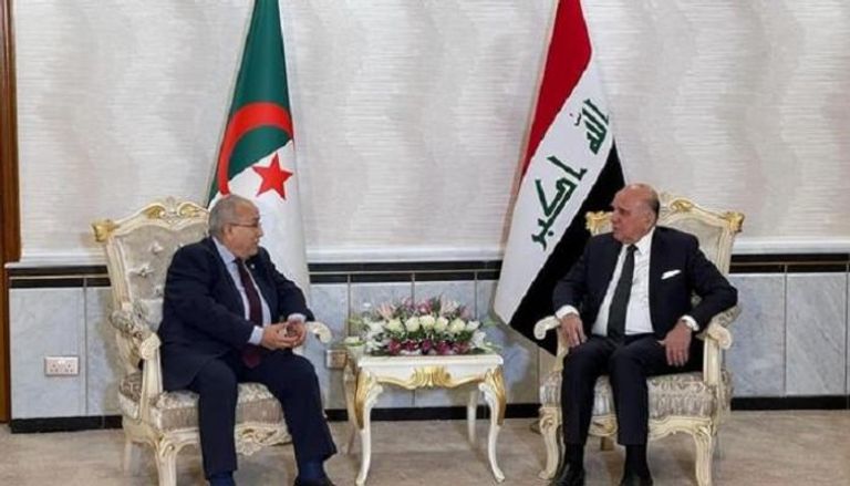 مباحثات ثنائية بين وزيري خارجية العراق والجزائر