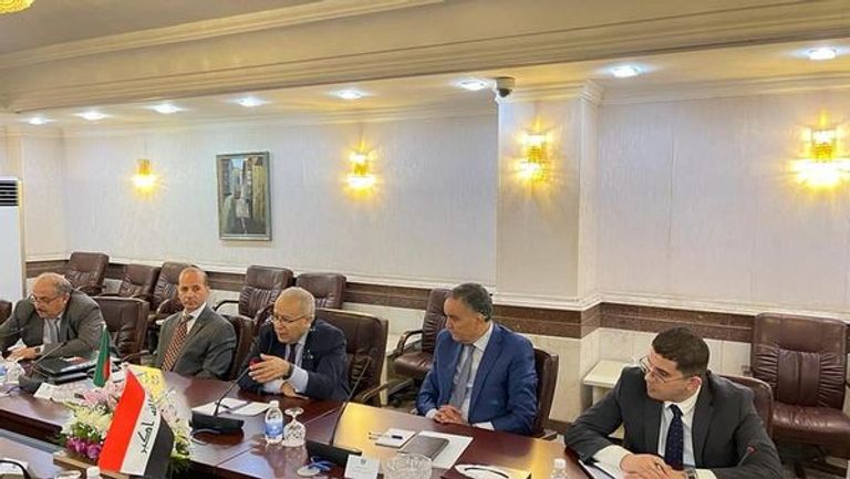 مباحثات ثنائية بين وزيري خارجية العراق والجزائر مباحثات ثنائية بين وزيري خارجية العراق والجزائر