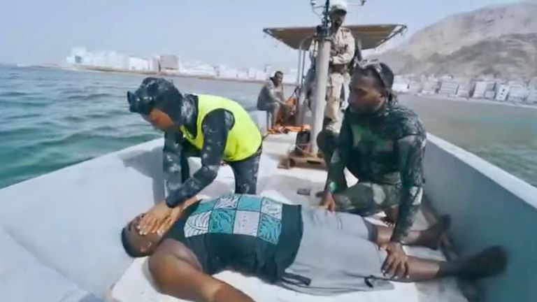 شاطئ المكلا في اليمن