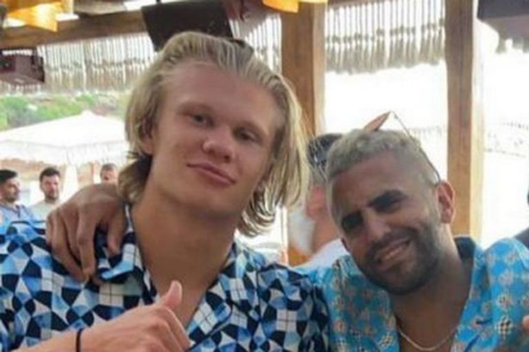 رياض محرز وإيرلينج هالاند