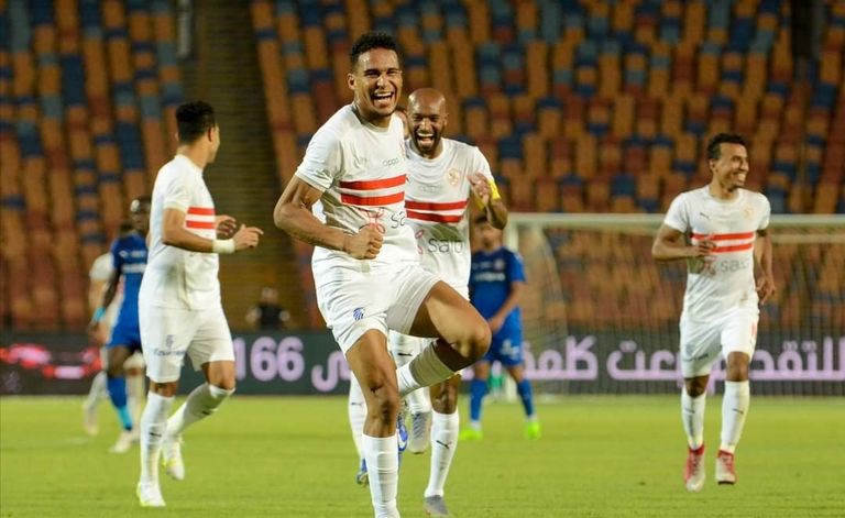 سيف الدين الجزيري أشرف بن شرقي لاعب الزمالك المصري السابق