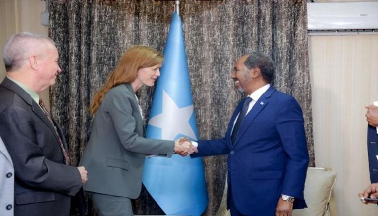 رئيس الصومال حسن شيخ يستقبل رئيسة الوكالة الأمريكية للتنمية الدولية 