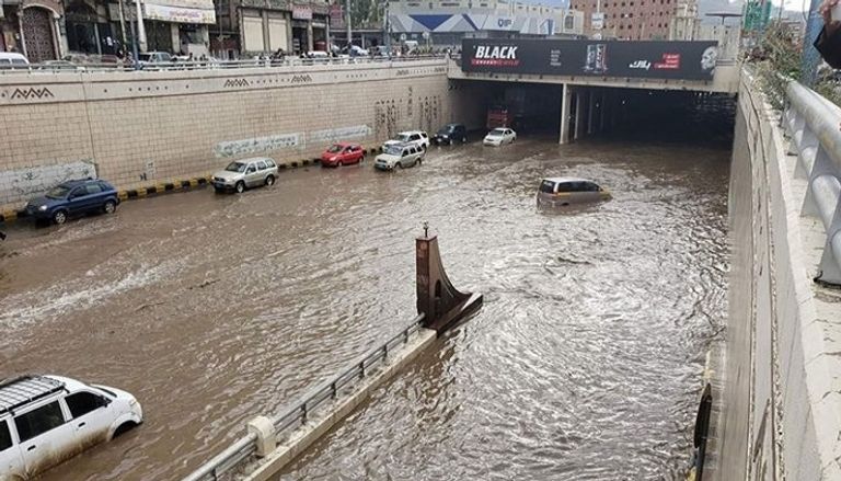 السيول خلفت دمارا واسعا في صنعاء وذمار