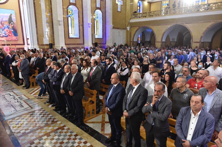 الراعي مخاطباً الحشود في قداس الأحد