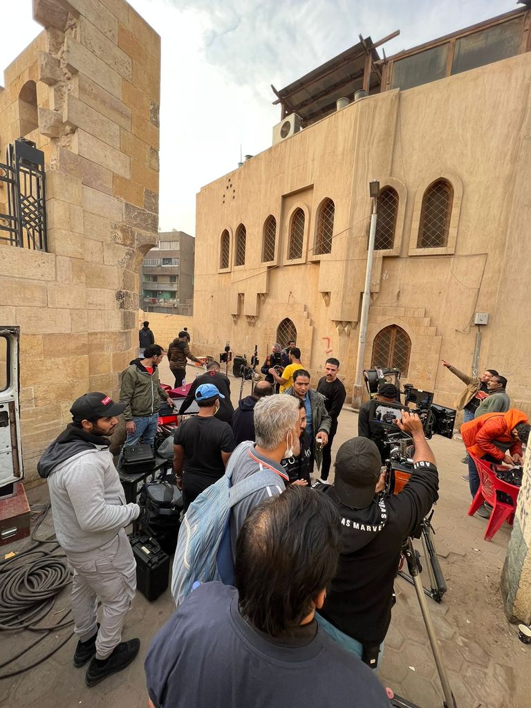 من كواليس تصوير الفيلم