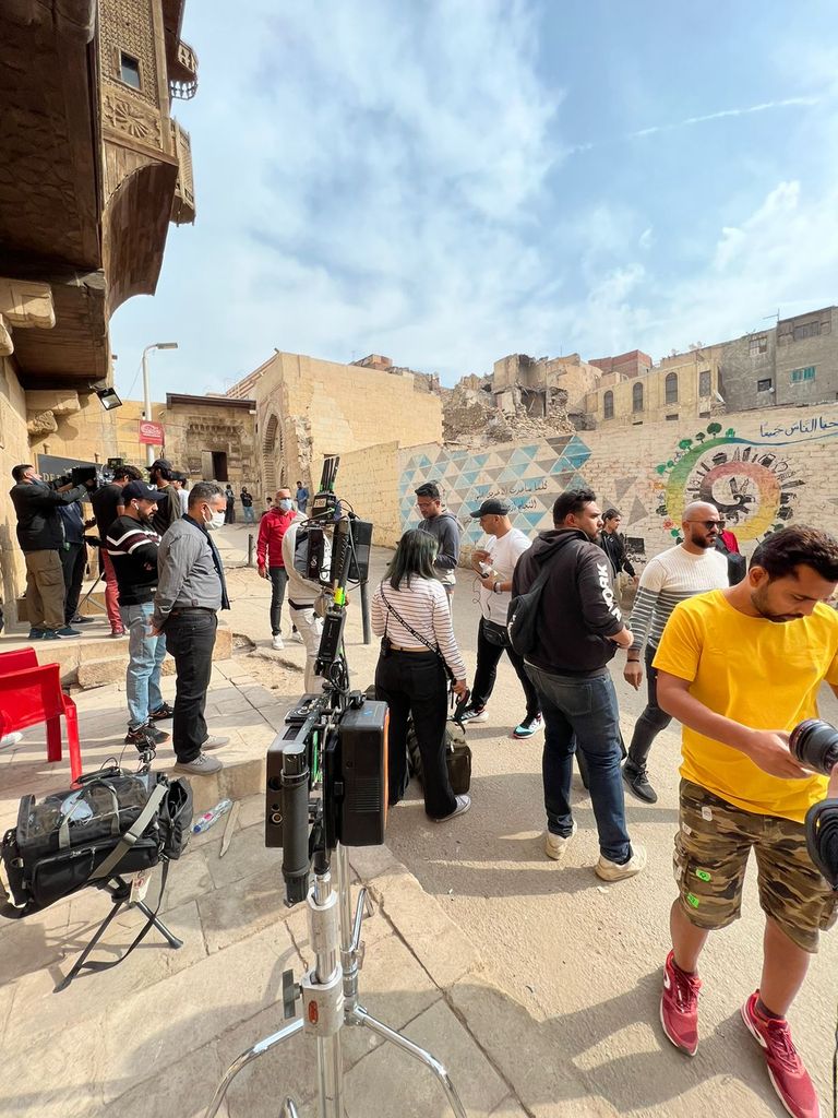 من كواليس تصوير الفيلم