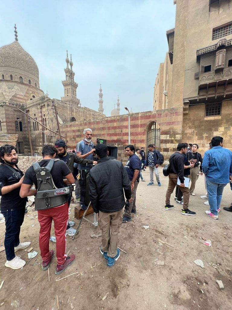 من كواليس تصوير الفيلم