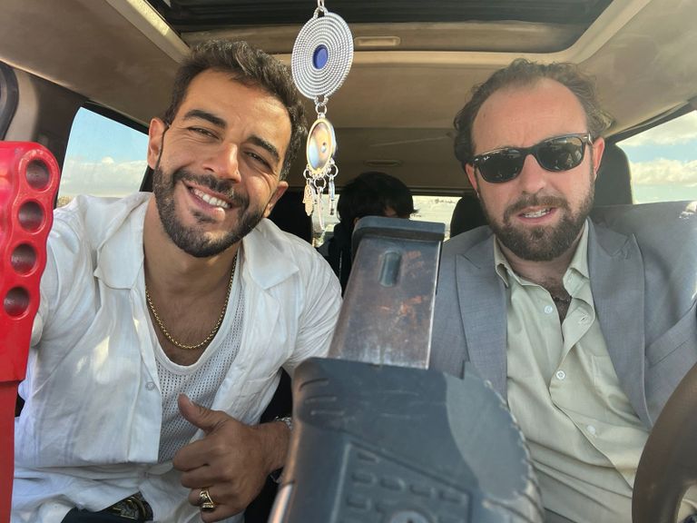 من كواليس تصوير الفيلم