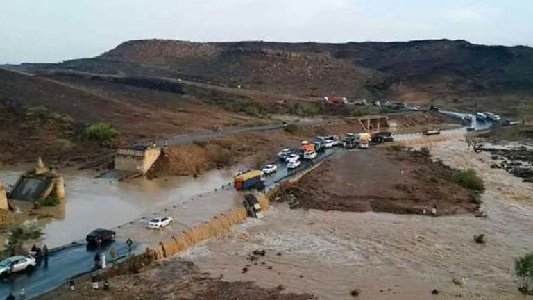 فيضانات في اليمن