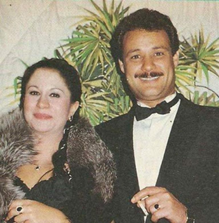 الفنان المصري فاروق الفيشاوي وابنه أحمد - أرشيفية