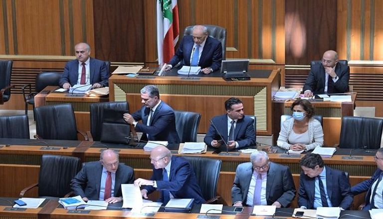 جانب من جلسة البرلمان اللبناني