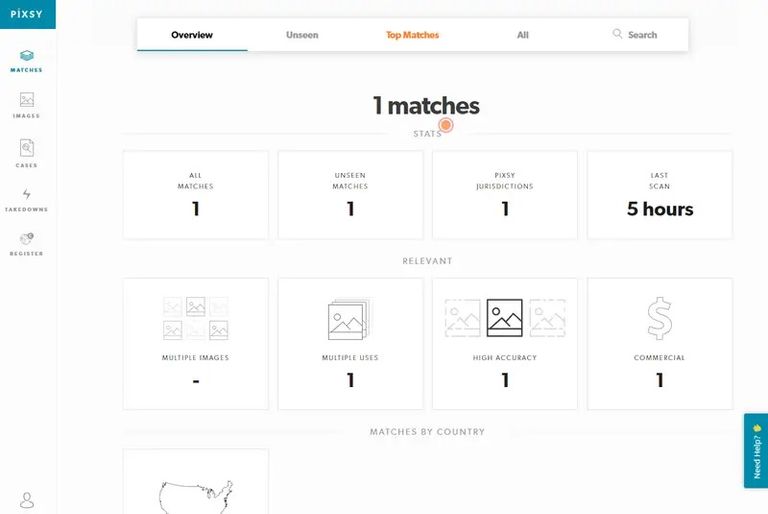 Pixsy موقع TinEye