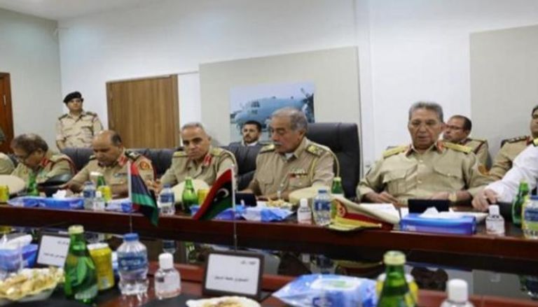  جانب من اجتماعات اللجنة العسكرية الليبية المشتركة في طرابلس 