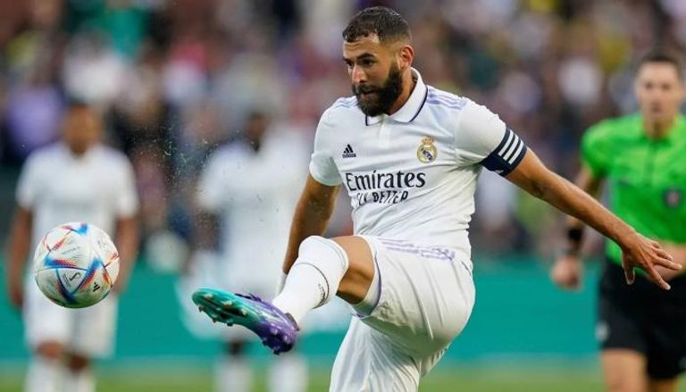 كريم بنزيما من مباراة ريال مدريد ضد كلوب أمريكا