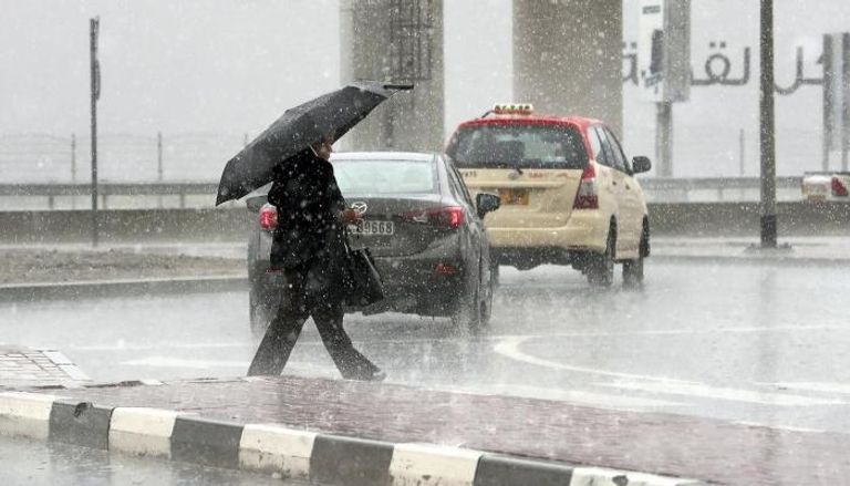 أمطار غزيرة على دولة الإمارات