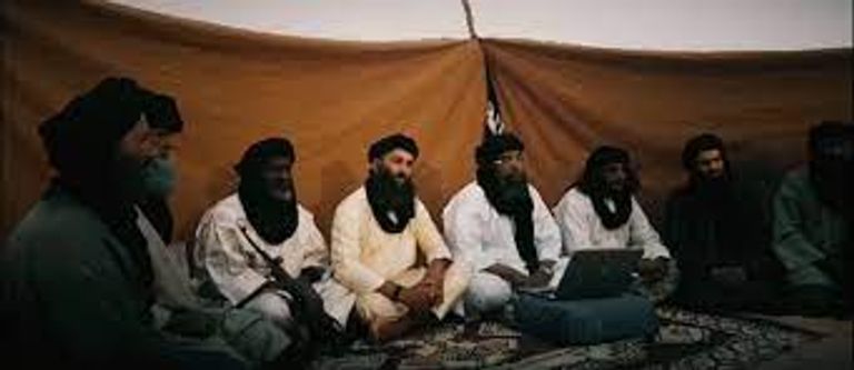 إرهابيون من تنظيم نصرة الإسلام والمسلمين عناصر إرهابية في مالي- أرشيفية
