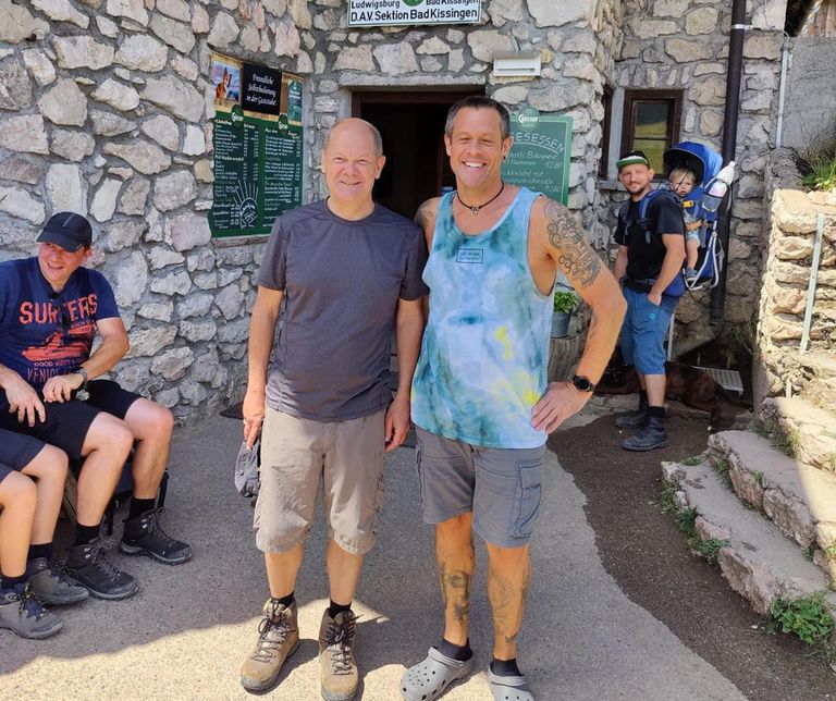 المستشار الألماني وزوجته