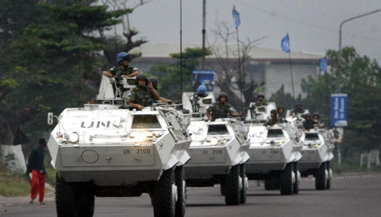 آليات جنود البعثة الأممية في الكونغو