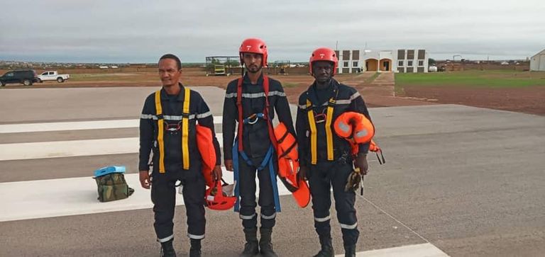 الطفل الموريتاني شبو ولد هادِّي بعد إنقاذه