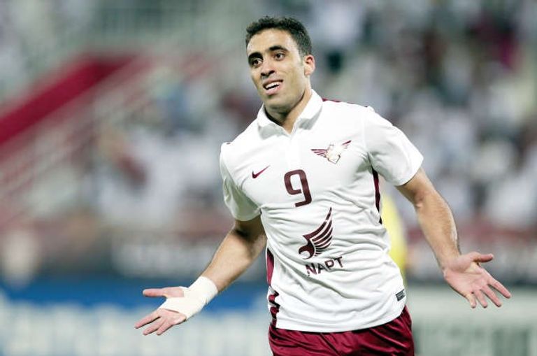 حمدالله بقميص الجيش يونس محمود توج هدافاً للدوري القطري مرتين