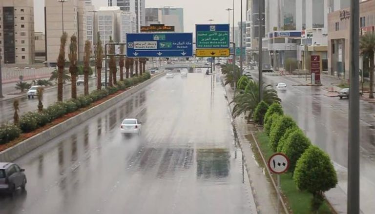 أمطار غزيرة على المملكة العربية السعودية