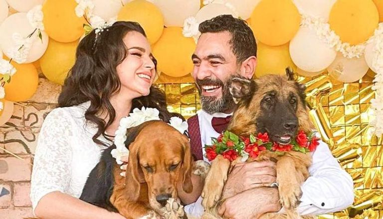 حفل زفاف أحمد وسجى في ملجأ كلاب