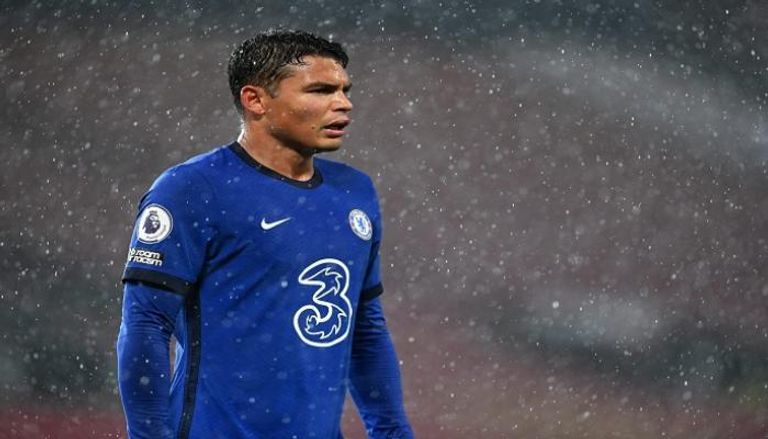 تياجو سيلفا كريستيانو رونالدو نجم مانشستر يونايتد