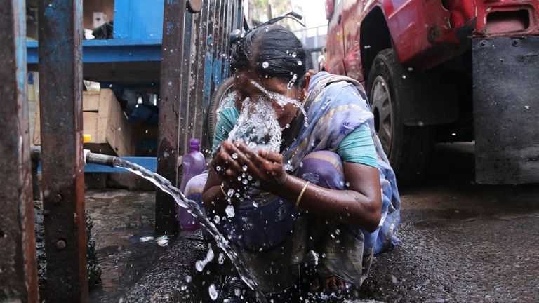 تزايد موجات الحر في الهند