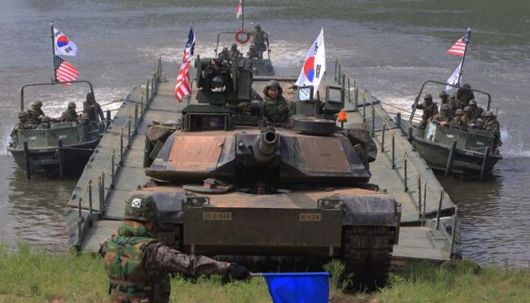 قوات أمريكية وكورية جنوبية خلال تدريبات سابقة