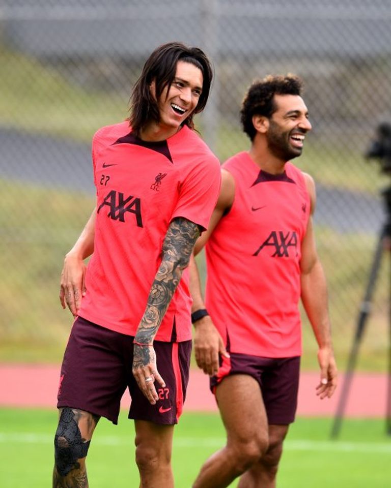 محمد صلاح وداروين نونيز في ليفربول