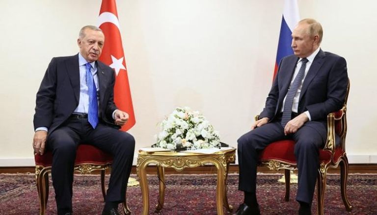 آخر لقاء بين الرئيس الروسي ونظيره التركي