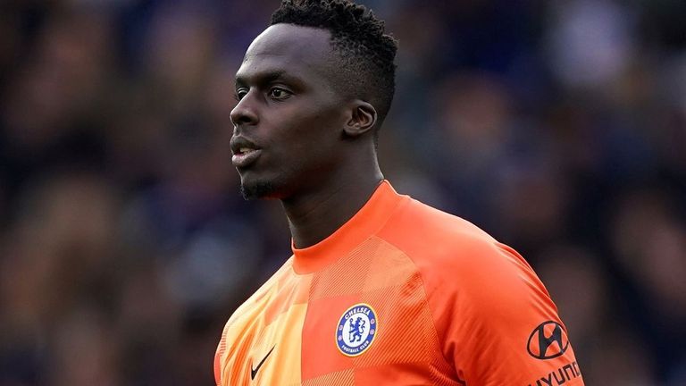 إدوارد ميندي حارس تشيلسي إدوارد ميندي من مباراة تشيلسي ضد إيفرتون