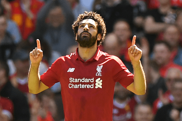 محمد صلاح نجم ليفربول محمد صلاح وكيفن دي بروين
