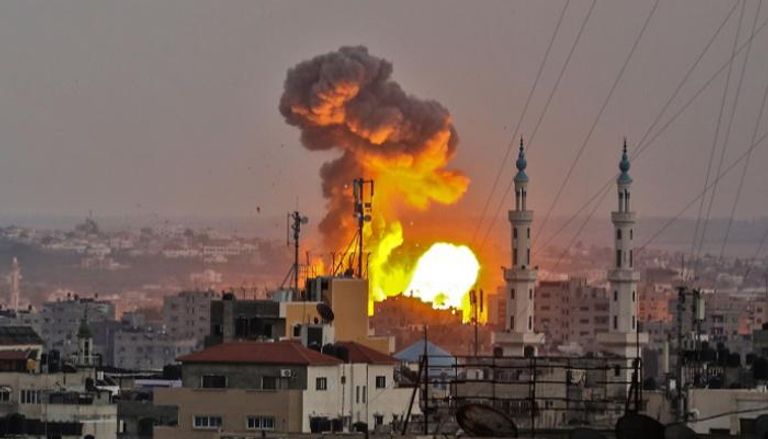 ضربات إسرائيلية ضد أهداف بقطاع غزة - أرشيفية