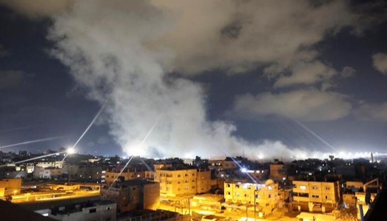 قصف إسرائيلي يستهدف قطاع غزة - الفرنسية