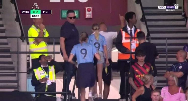 إيرلينج هالاند وبيب جوارديولا