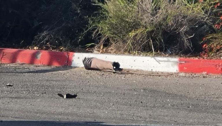 شظايا من صواريخ سقط في سديروت