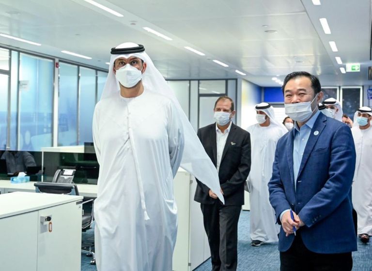 الدكتور سلطان بن أحمد الجابر وزير الصناعة والتكنولوجيا المتقدمة الإماراتي