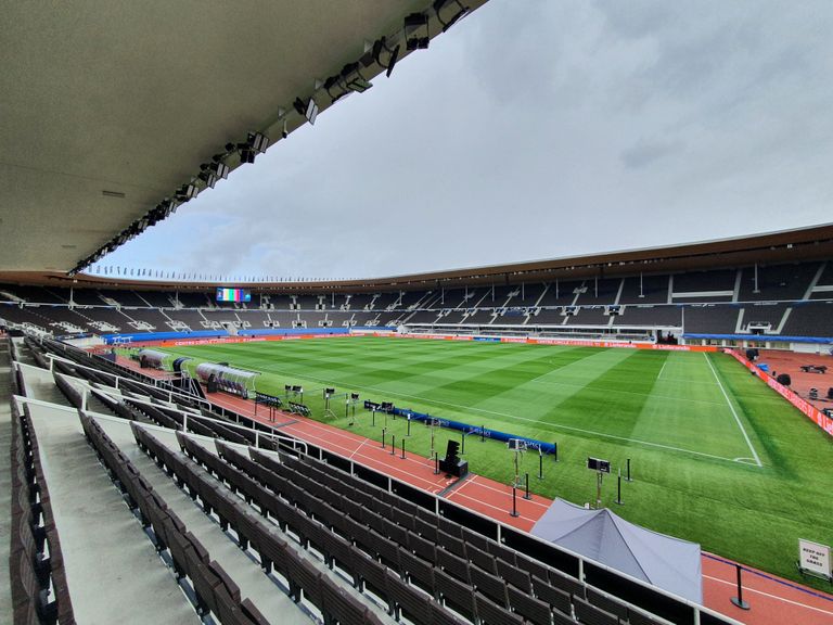 ملعب هلسنكي الذي يحتضن السوبر الأوروبي