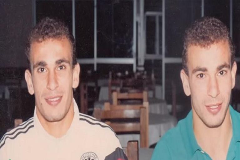 حسام وإبراهيم حسن حسام حسن بقميص الأهلي والزمالك