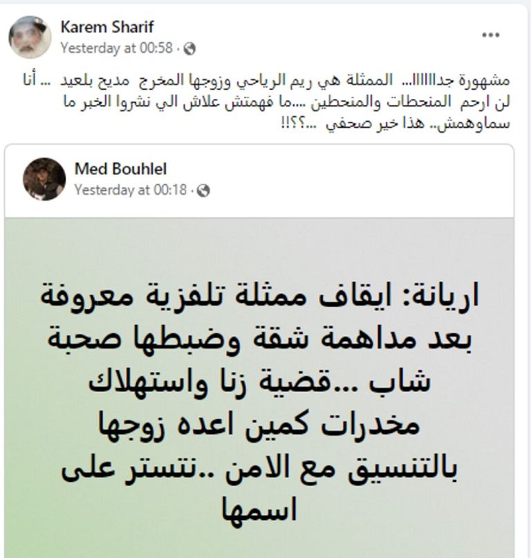 الفنانة التونسية ريم الرياحي